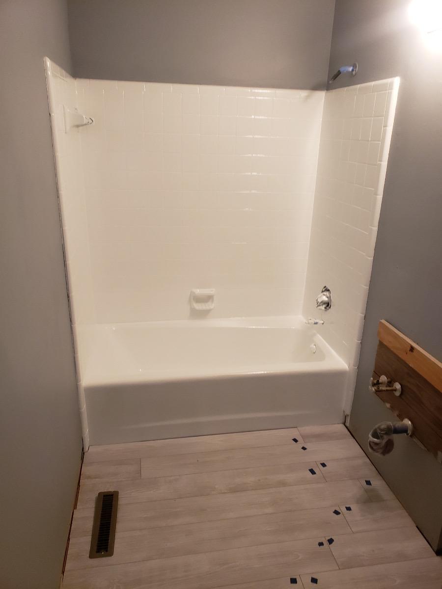 After - vanity/counter